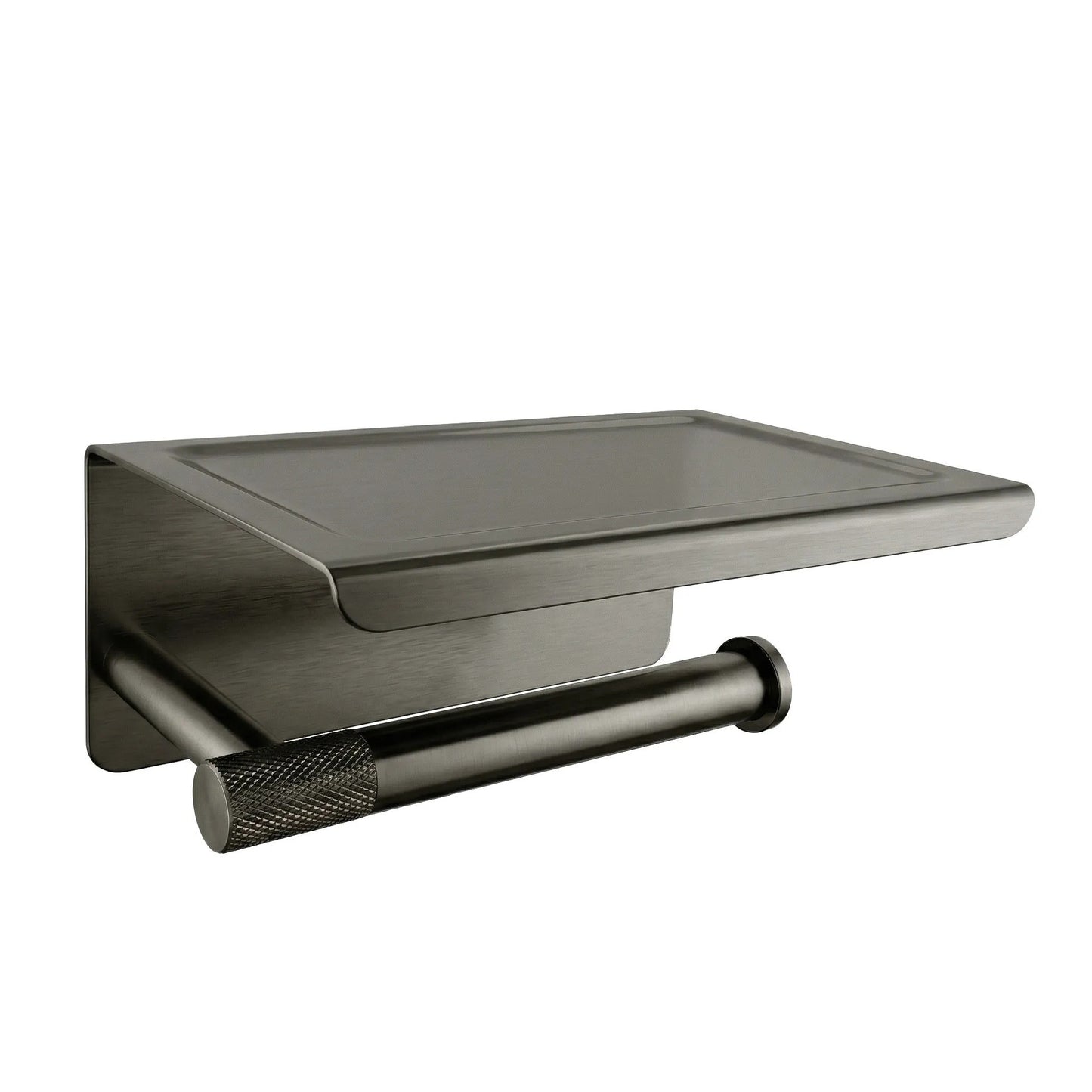 Suport pentru hârtie igienică cu poliță 6613 Modern Titan  1