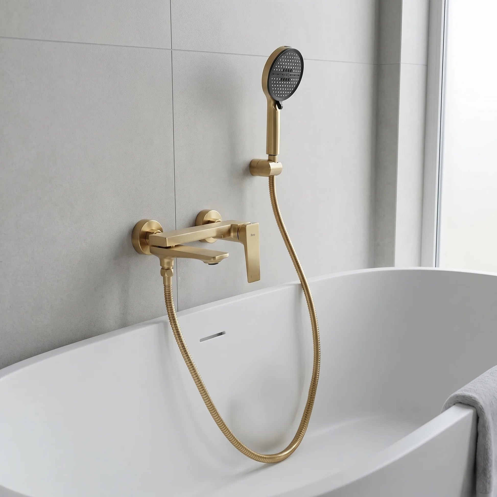 Baterie pentru cadă PREMIUM REA Prime Gold Brush  1