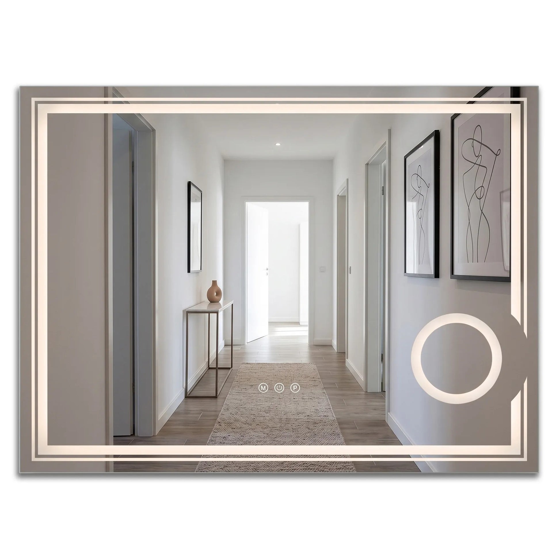 Oglindă LED 80x60cm HAVEN  1