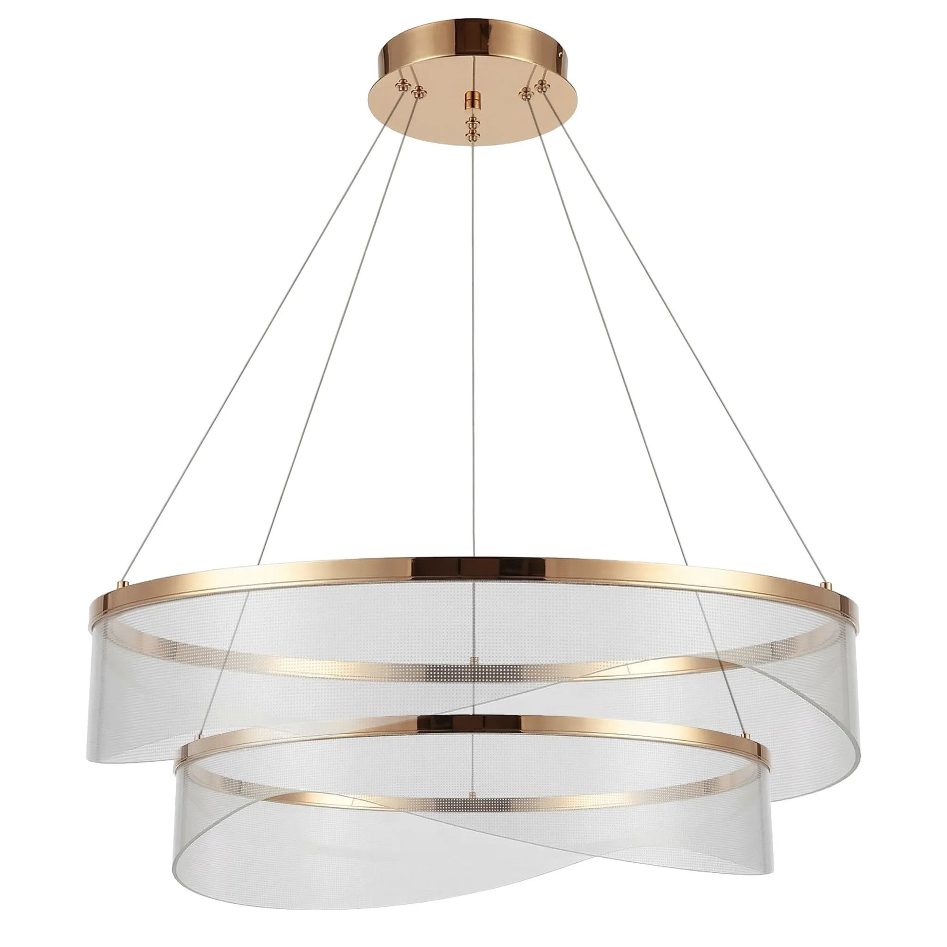 LAMPĂ DE TAVAN SUSPENDATĂ G146-2CP GOLD  1