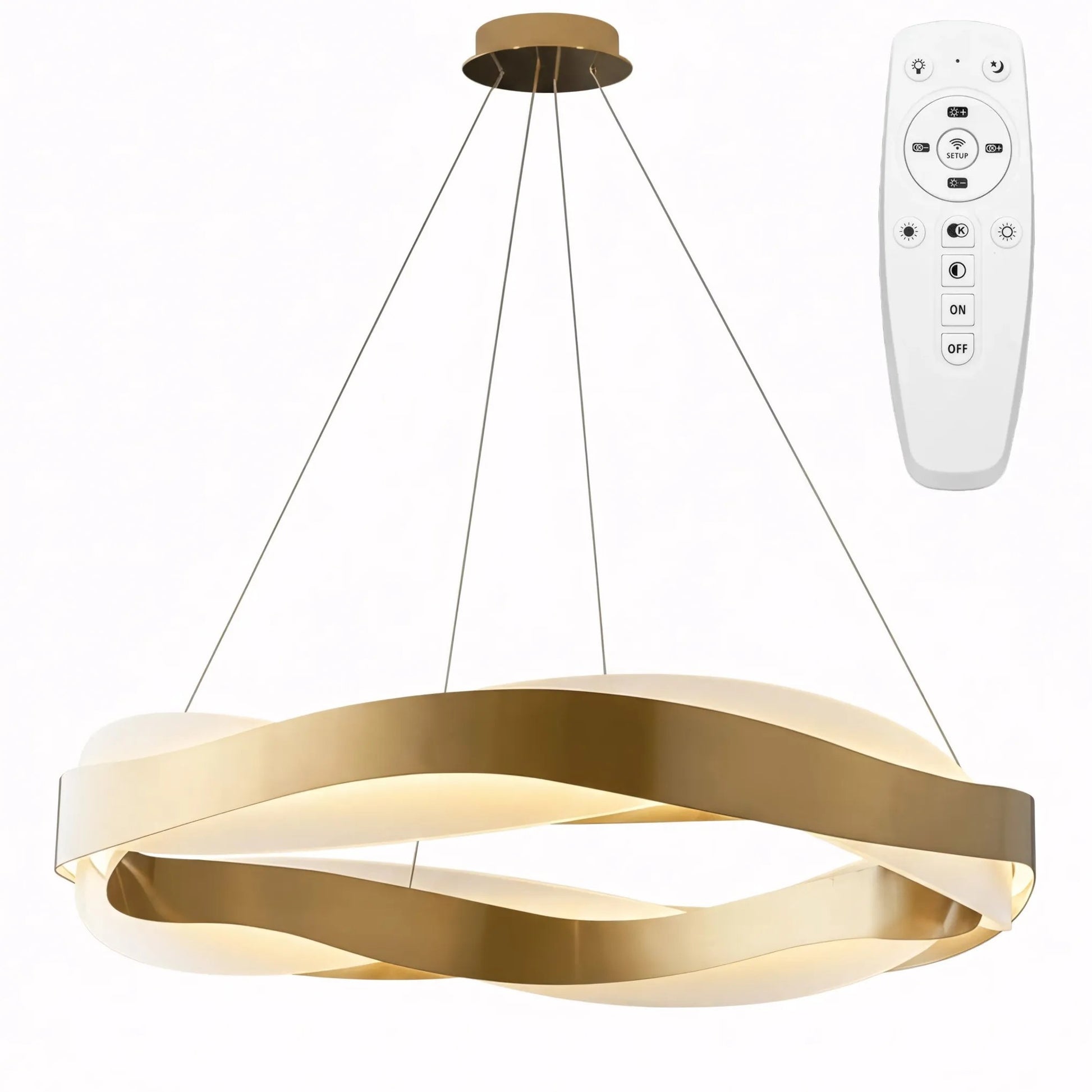lampă suspendată LED APP1802-CP Brush Gold  1