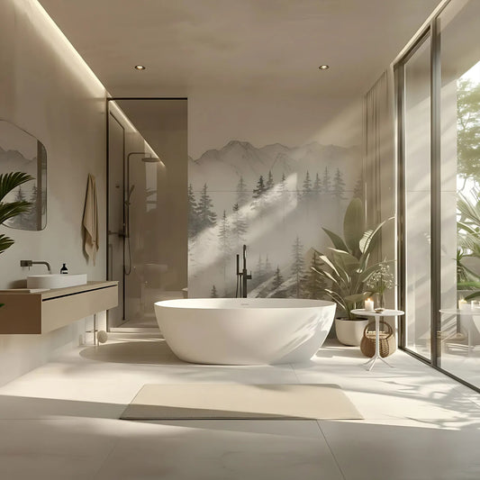 Cadă acrilică freestanding ROMA 170 Capac dop aur periat 1