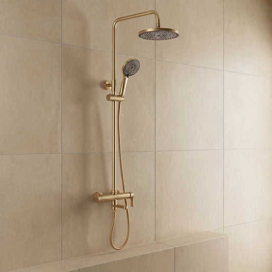 Set de Duș Rea Arcos brush gold  1