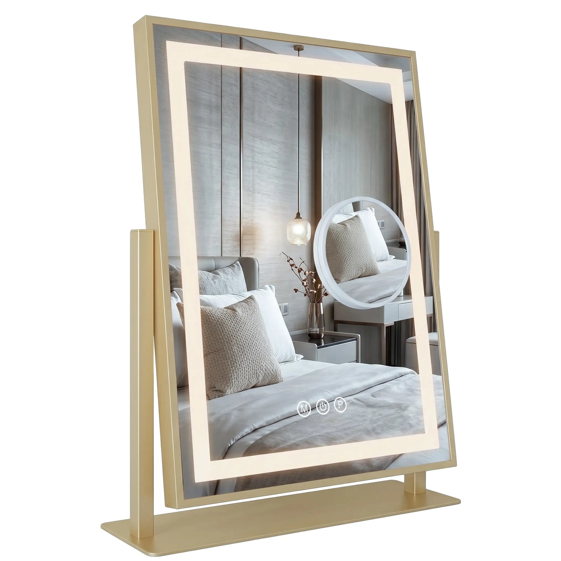 Oglindă LED LUMI L.Gold 30x40cm  1