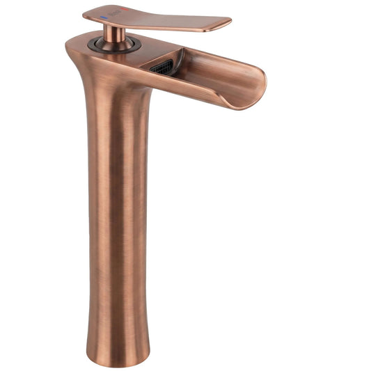 Baterie de lavoar Rea Laguna Brush Copper high  1
