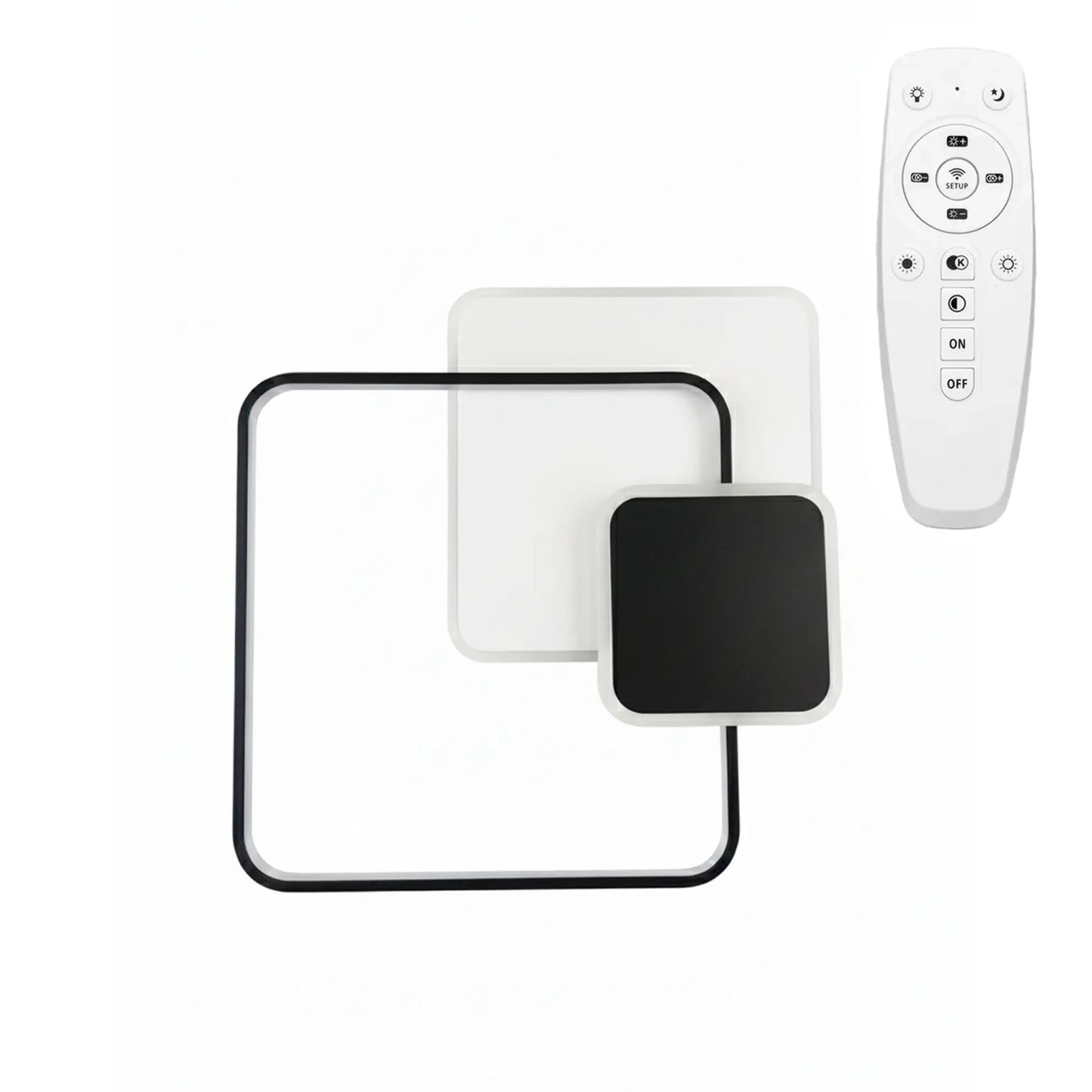 Lampă de tavan APP1712-C BLACK LED  1