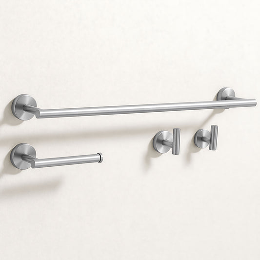 Set accesorii pentru baie  Ari Brush Nickel 4 piese  1