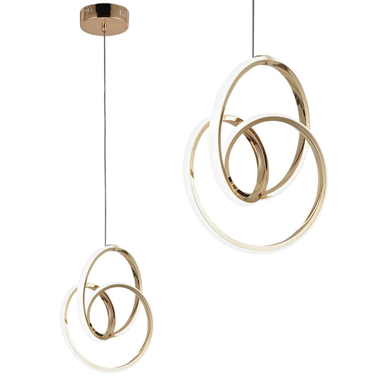 Lampă suspendată LED G076-1CP Gold  1