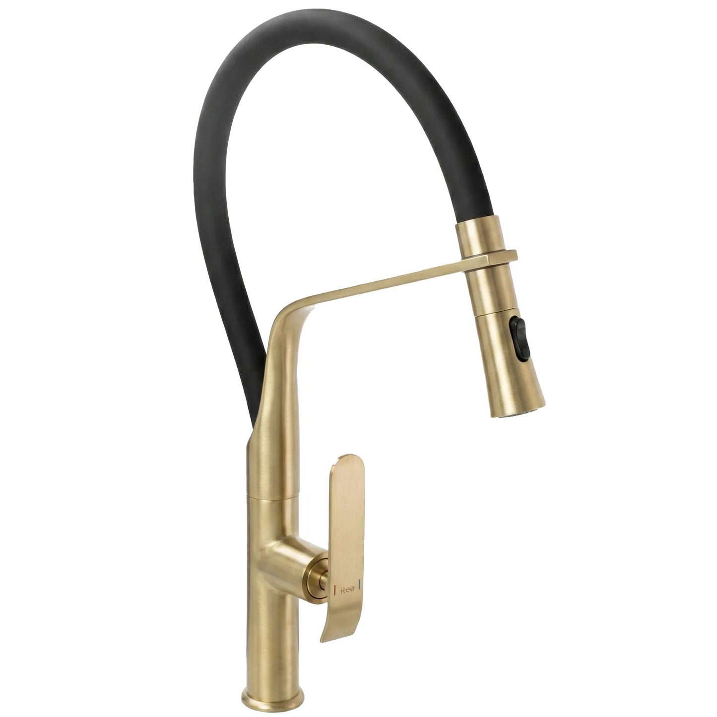 Baterie de bucătărie Rea Castor Auriu gold brush  1
