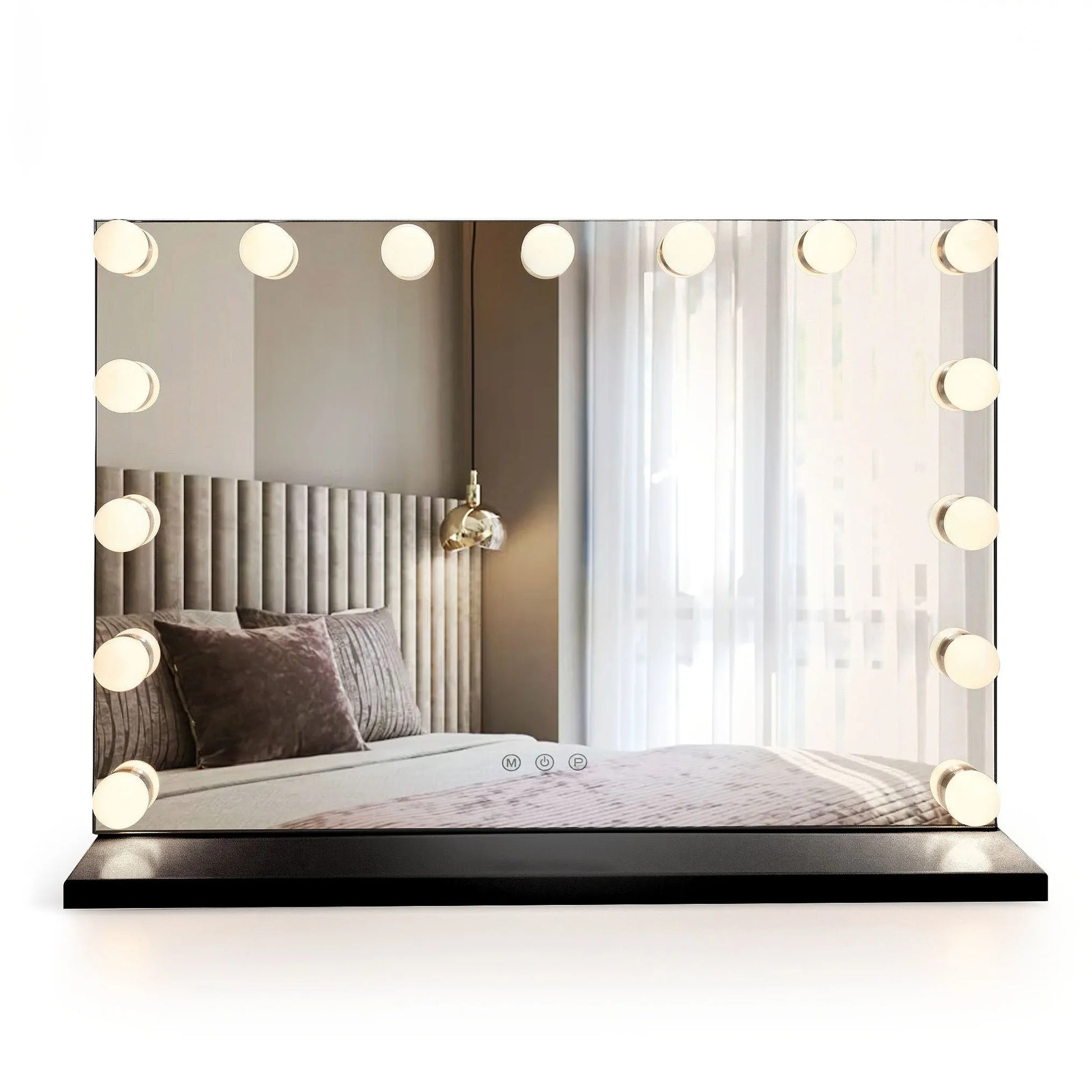 Oglindă LED HOLLYWOOD Black  1