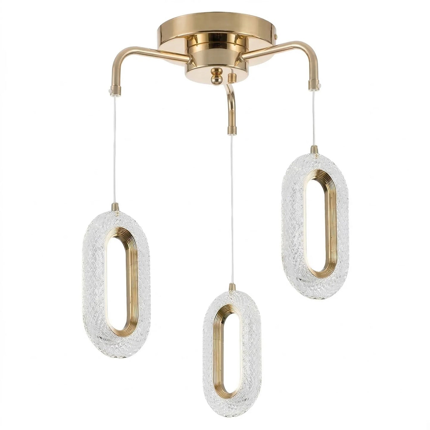 LAMPĂ LED SUSPENDATĂ DE TAVAN G173-3CP GOLD  1