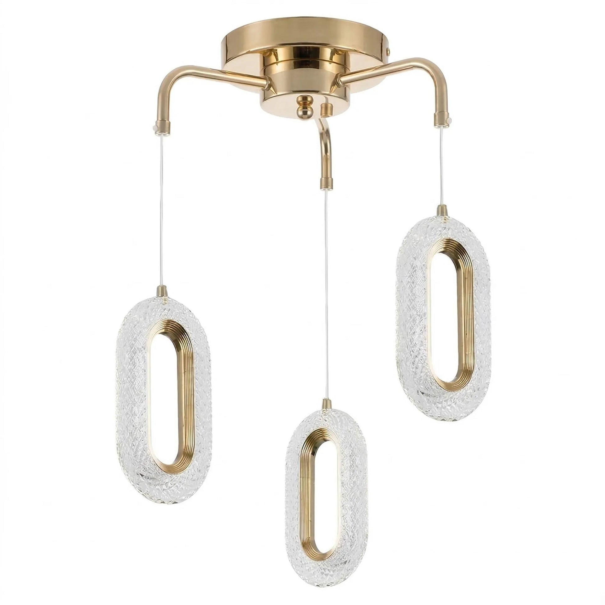 LAMPĂ LED SUSPENDATĂ DE TAVAN G173-3CP GOLD  1