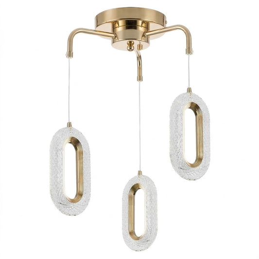 LAMPĂ LED SUSPENDATĂ DE TAVAN G173-3CP GOLD  1