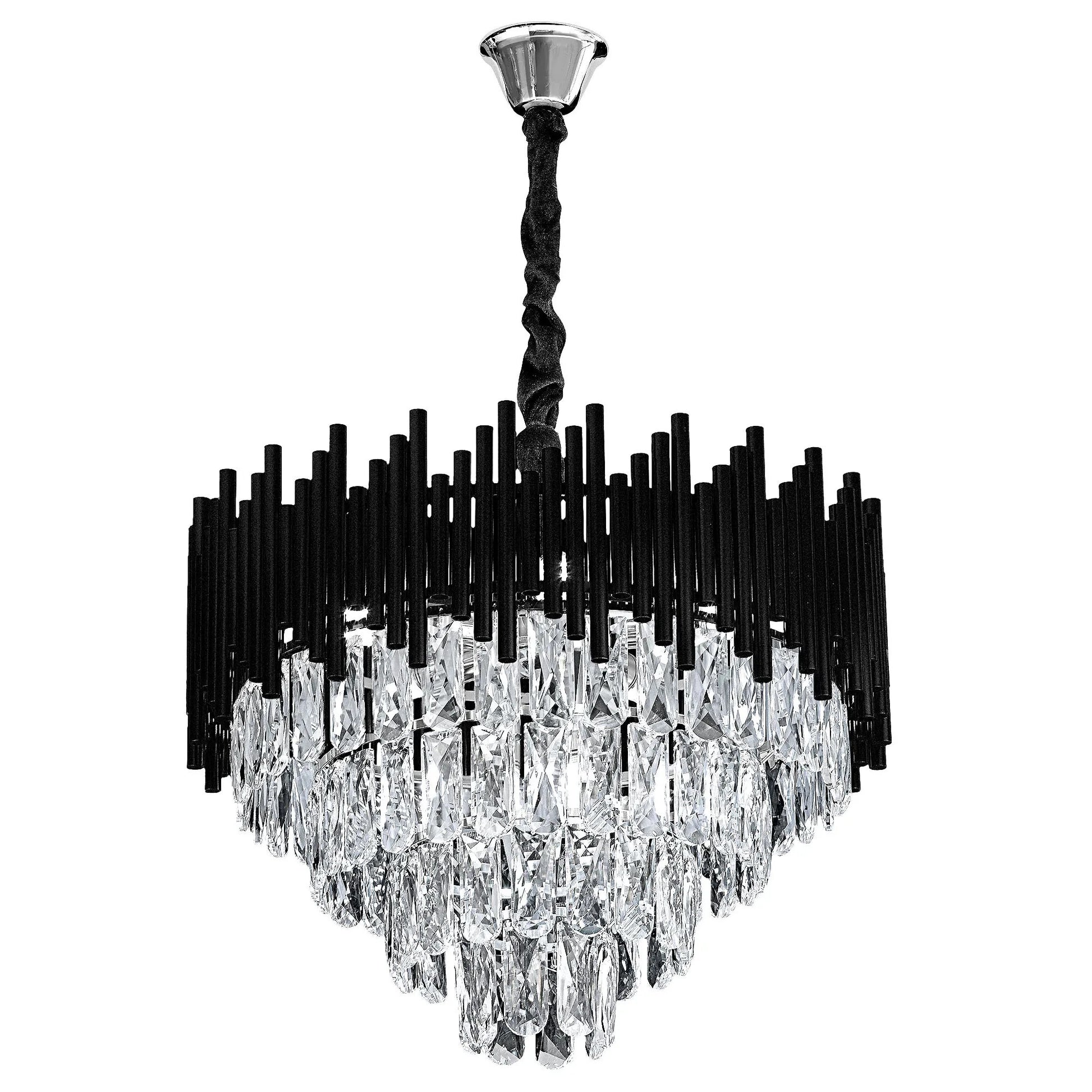 Lampă suspendată Cristal G063-CP 50cm BLACK  1