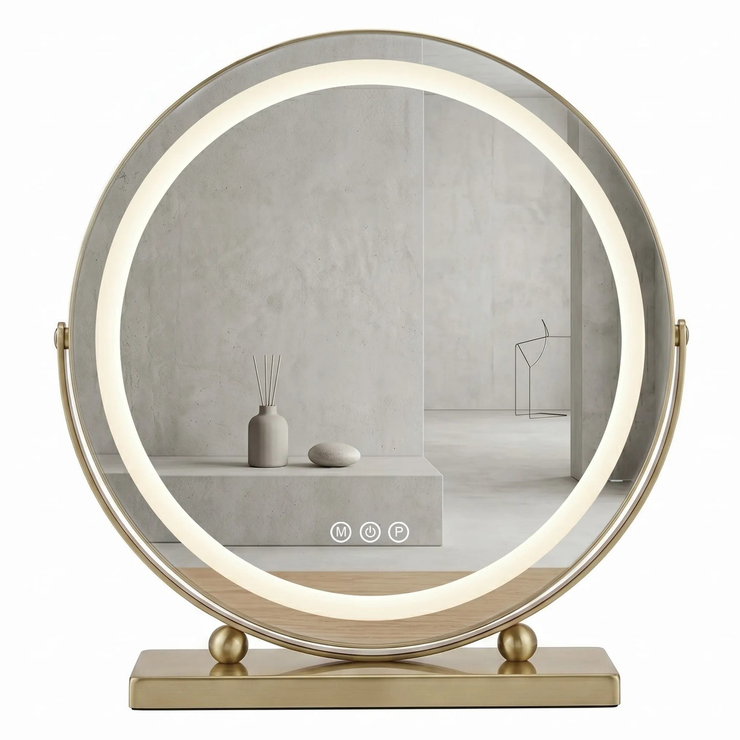 Oglindă LED MAKE-UP L.Gold 50 cm  1