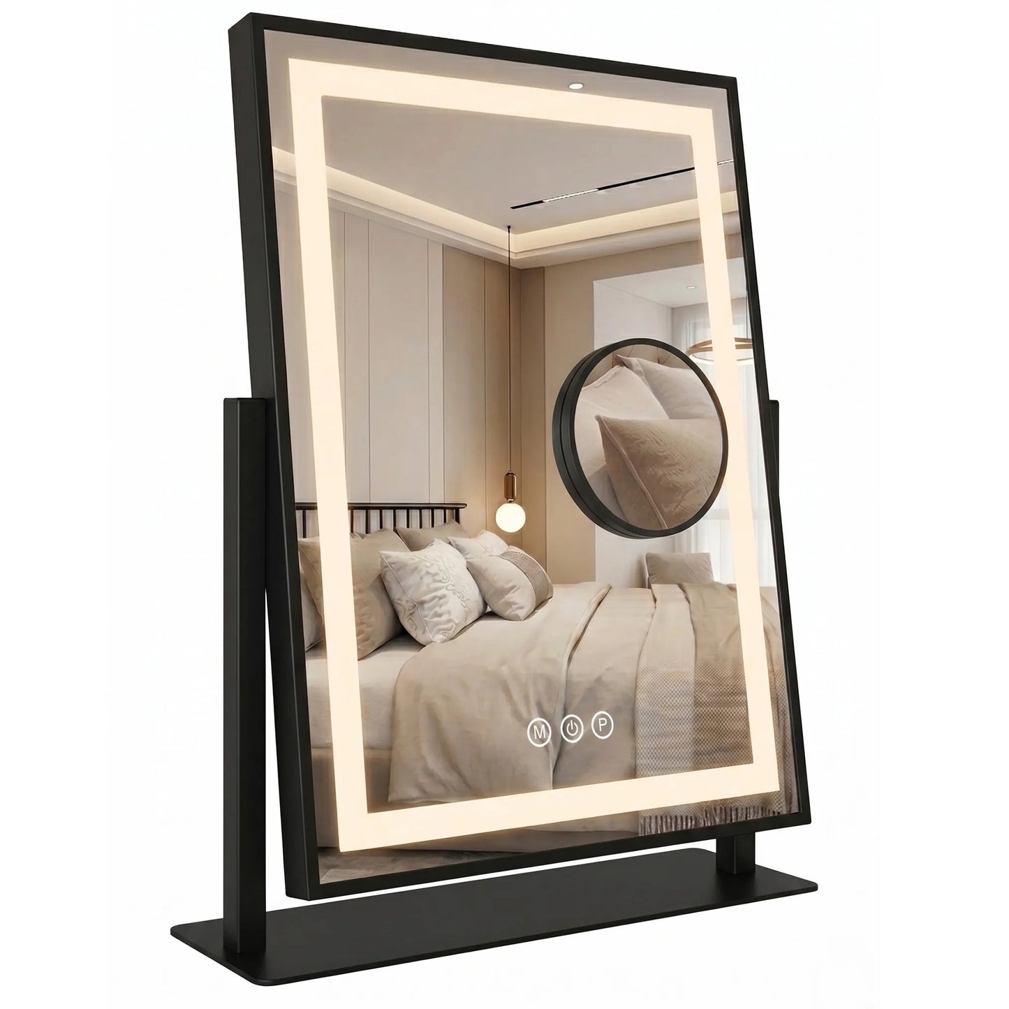Oglindă LED LUMI Black 30x40cm  1