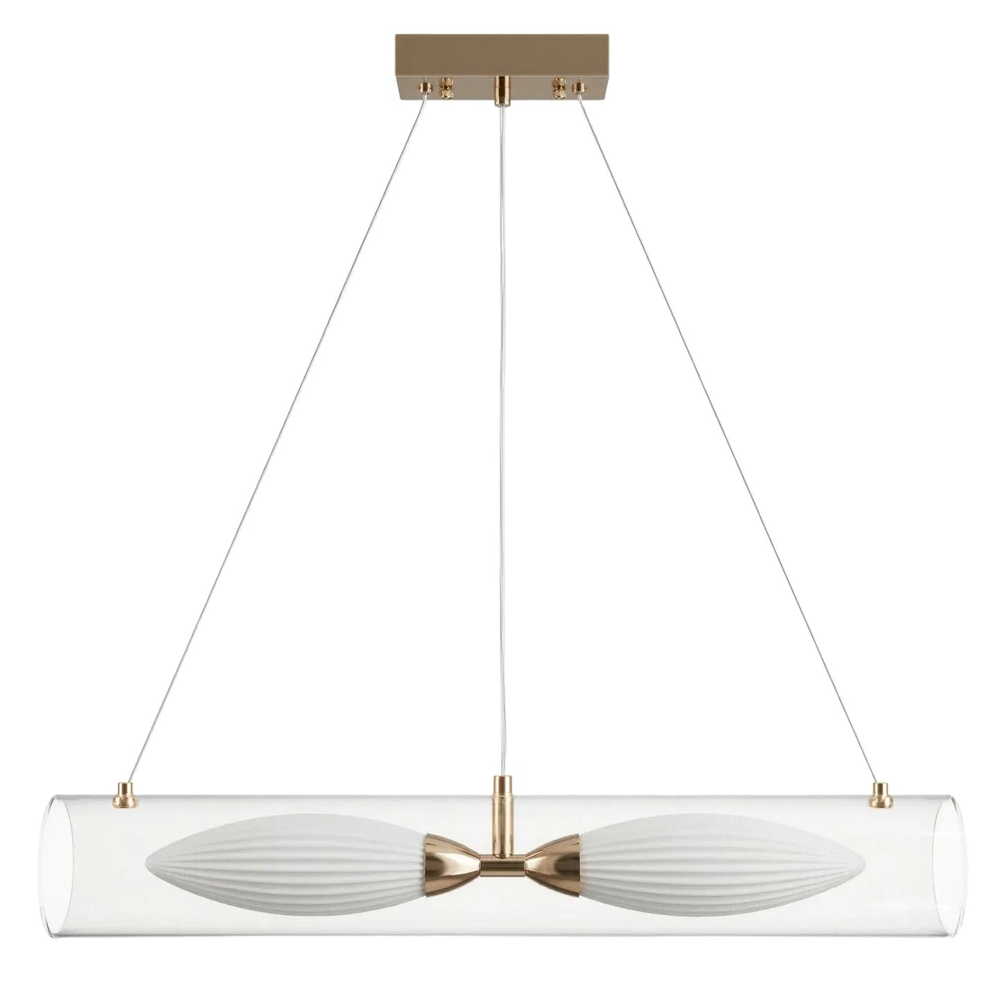 LAMPĂ SUSPENDATĂ DE TAVAN G152-2CP GOLD  1