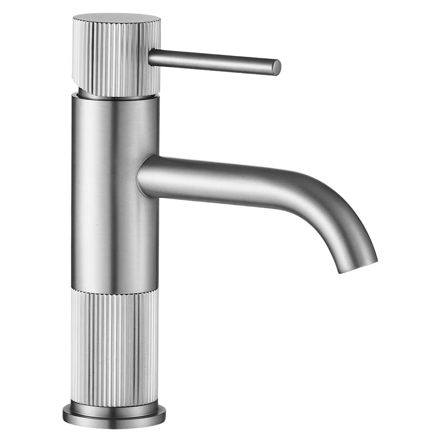 Baterie pentru baie Rea Lungo Stripe Brush Nickel Low  1