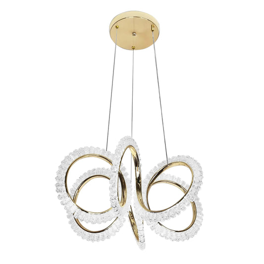 Lampa LED G037-CP Gold  1
