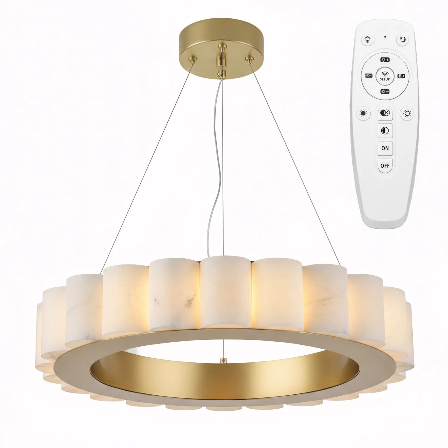 lampă suspendată APP1801-CP 50 cm Brush Gold  1