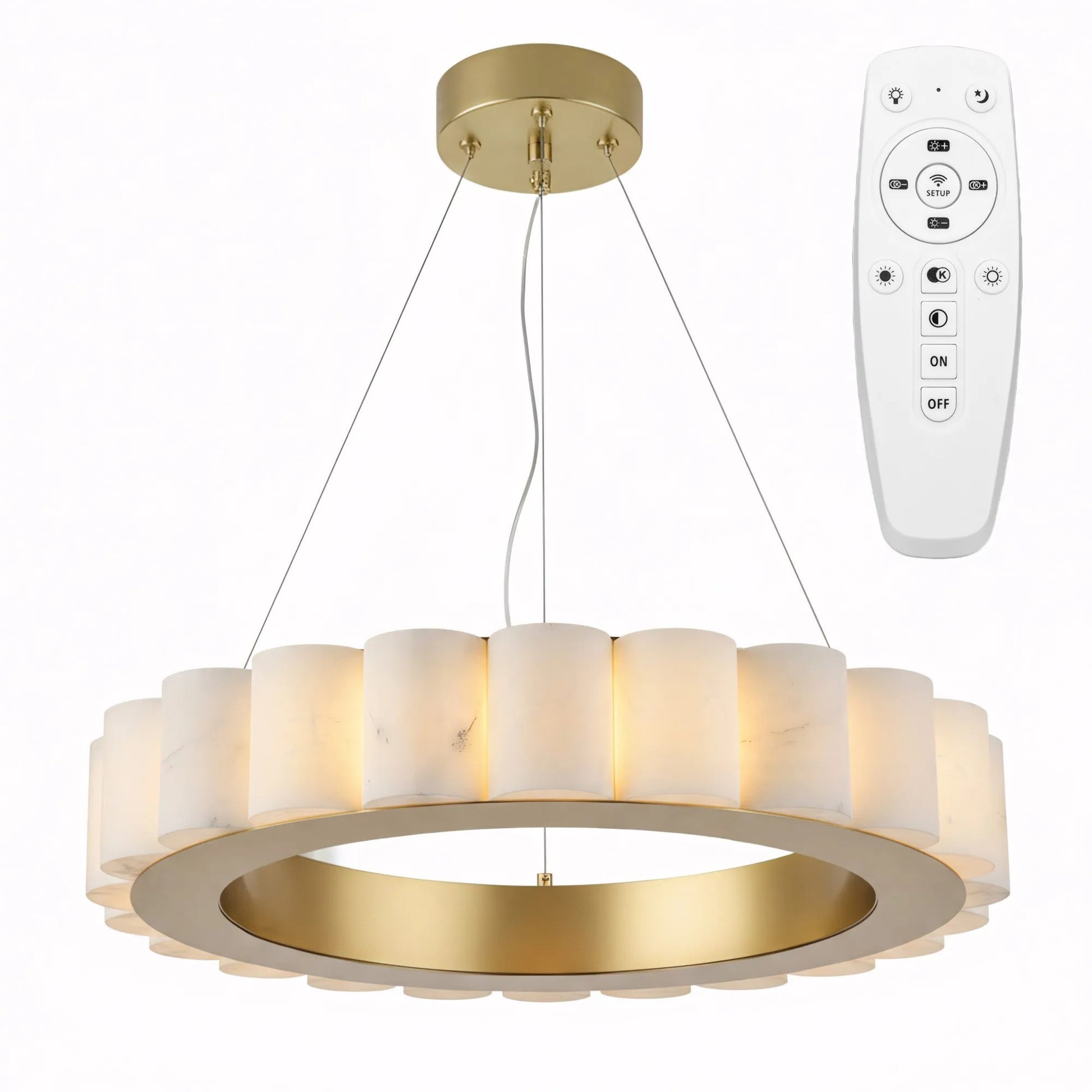 lampă suspendată APP1801-CP 50 cm Brush Gold  1