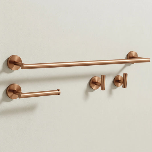 Set accesorii pentru baie  Ari Brush Copper 4 piese  1