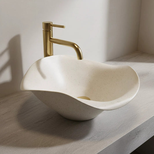 Lavoar Ceramic Pentru Blat REA HM-35B Handmade ART 1
