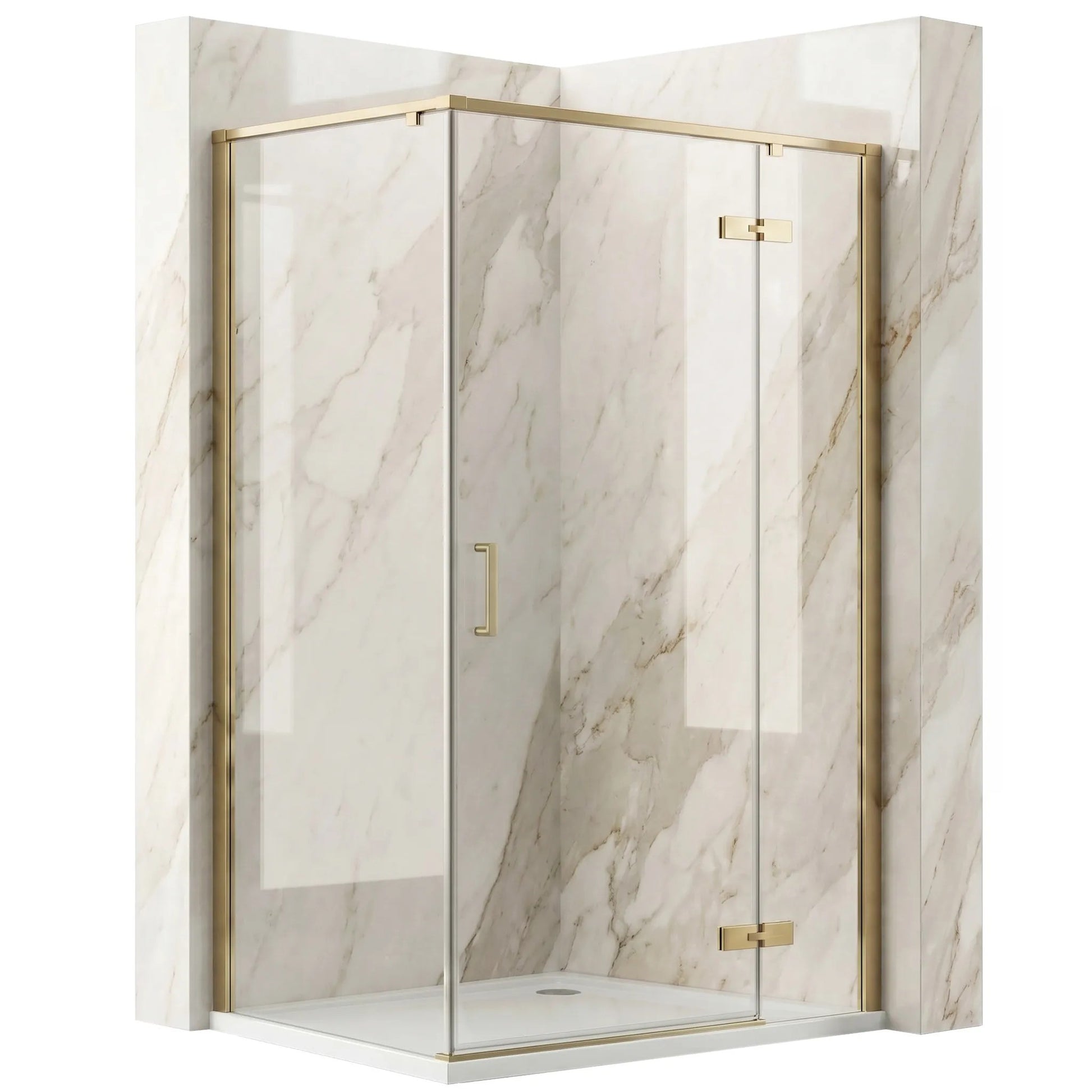 Cabina De Dus Rea Bruno 120x90 Brush Gold 1