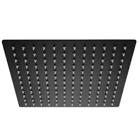 Pălărie De Duș Pătrată REA JS-P015B 30cm Black 1