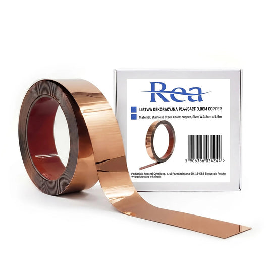 Bandă Decorativă Autoadezivă Rea P14454CF 3,8cm Copper 1