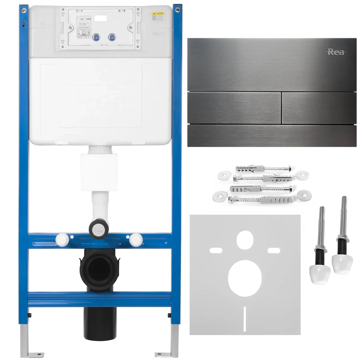 Cadru WC Încastrat K011A-Q Rea Cu Buton T Titan 1