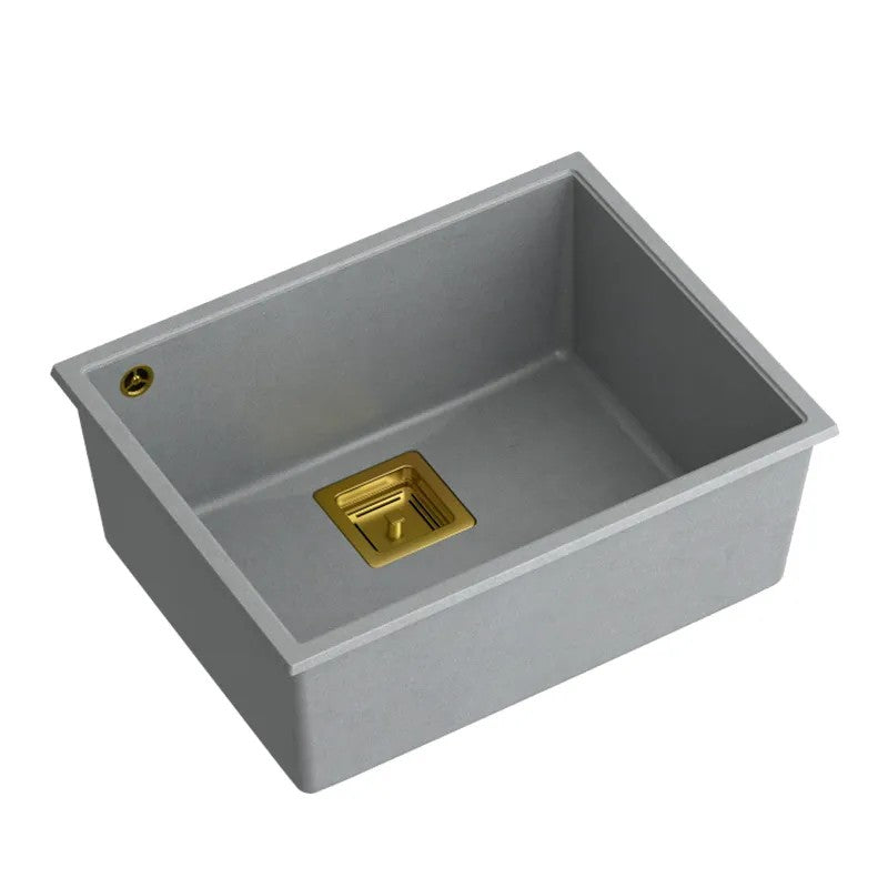Chiuveta Din Granit DAVID 50 Grey Metallic Dop Cupru Periat 1