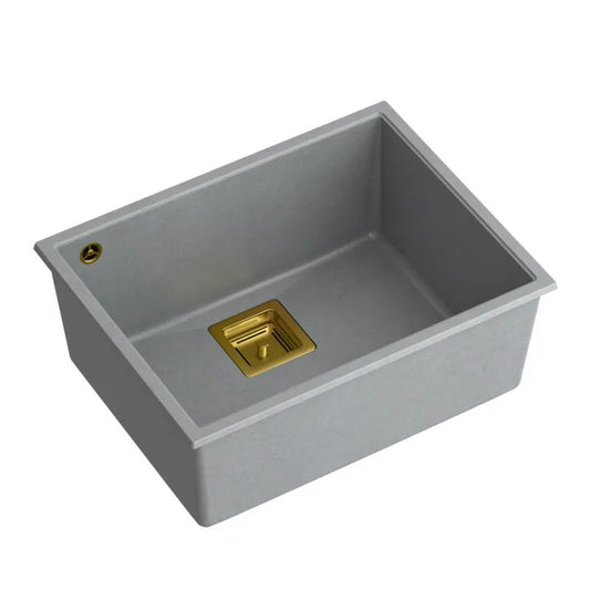 Chiuveta Din Granit DAVID 50 Grey Metallic Dop Cupru Periat 1