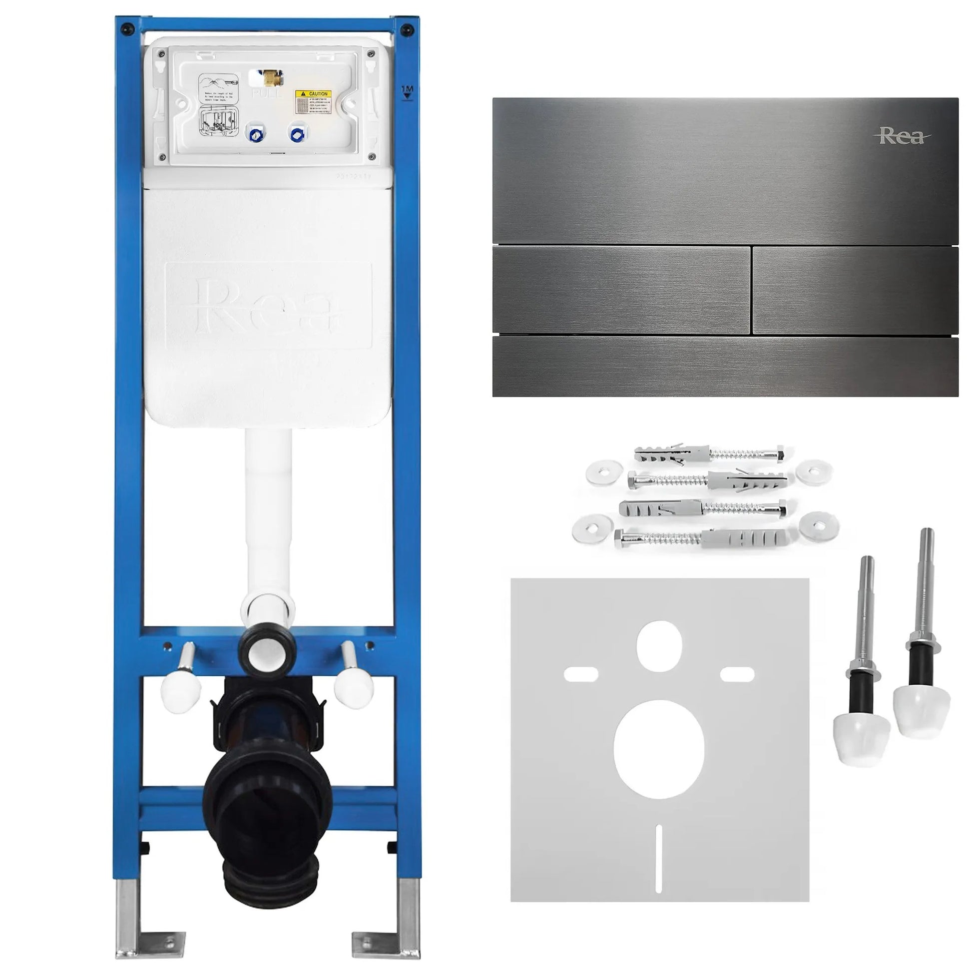 Set Cadru Îngropat Slim 024N Pentru WC Cu Buton T Titan 1