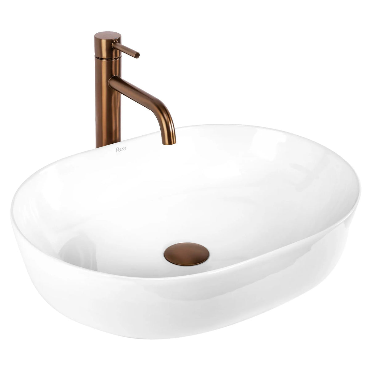 Lavoar Ceramic Pentru Blat CLEO 50 Alb - REA 1