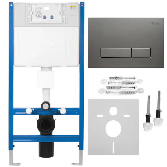 Cadru WC Încastrat Rea Cu Buton HD Titan 1