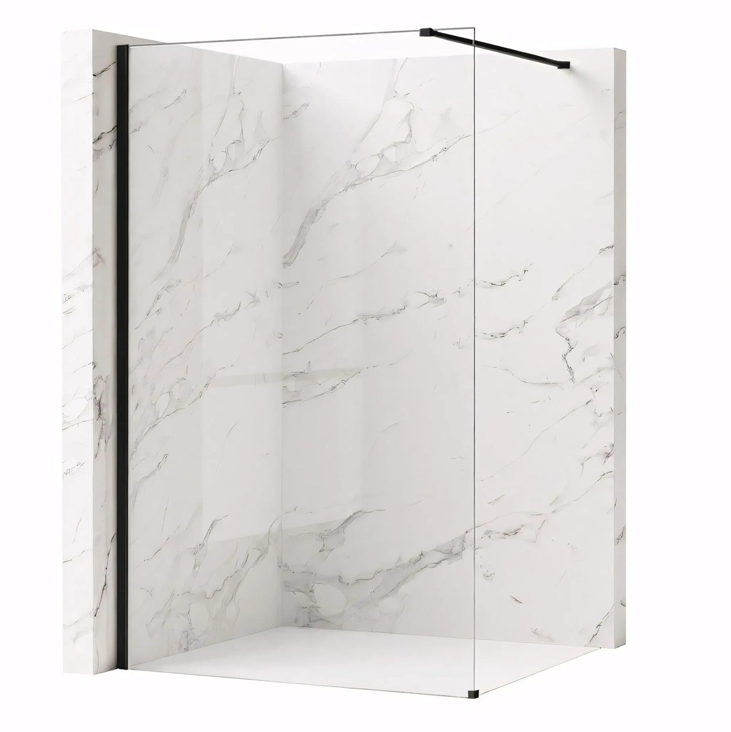 Paravan De Dus Rea Flexi Transparent / Black 70 1