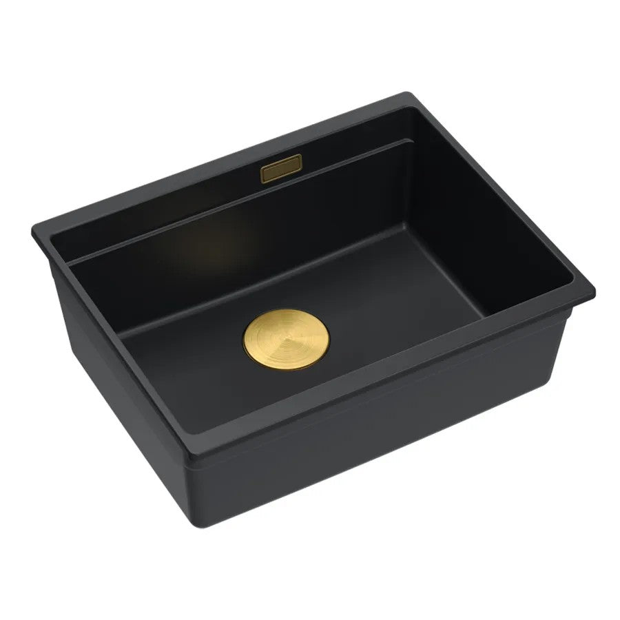 Chiuveta Din Granit Logan 100 Black Dop Negru 1