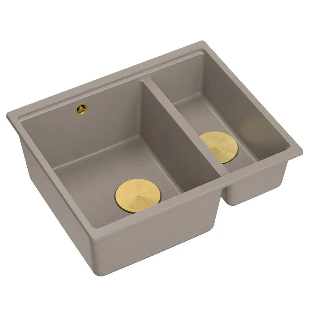 Chiuveta Din Granit Logan 150 Beige Dop Cupru Periat 1