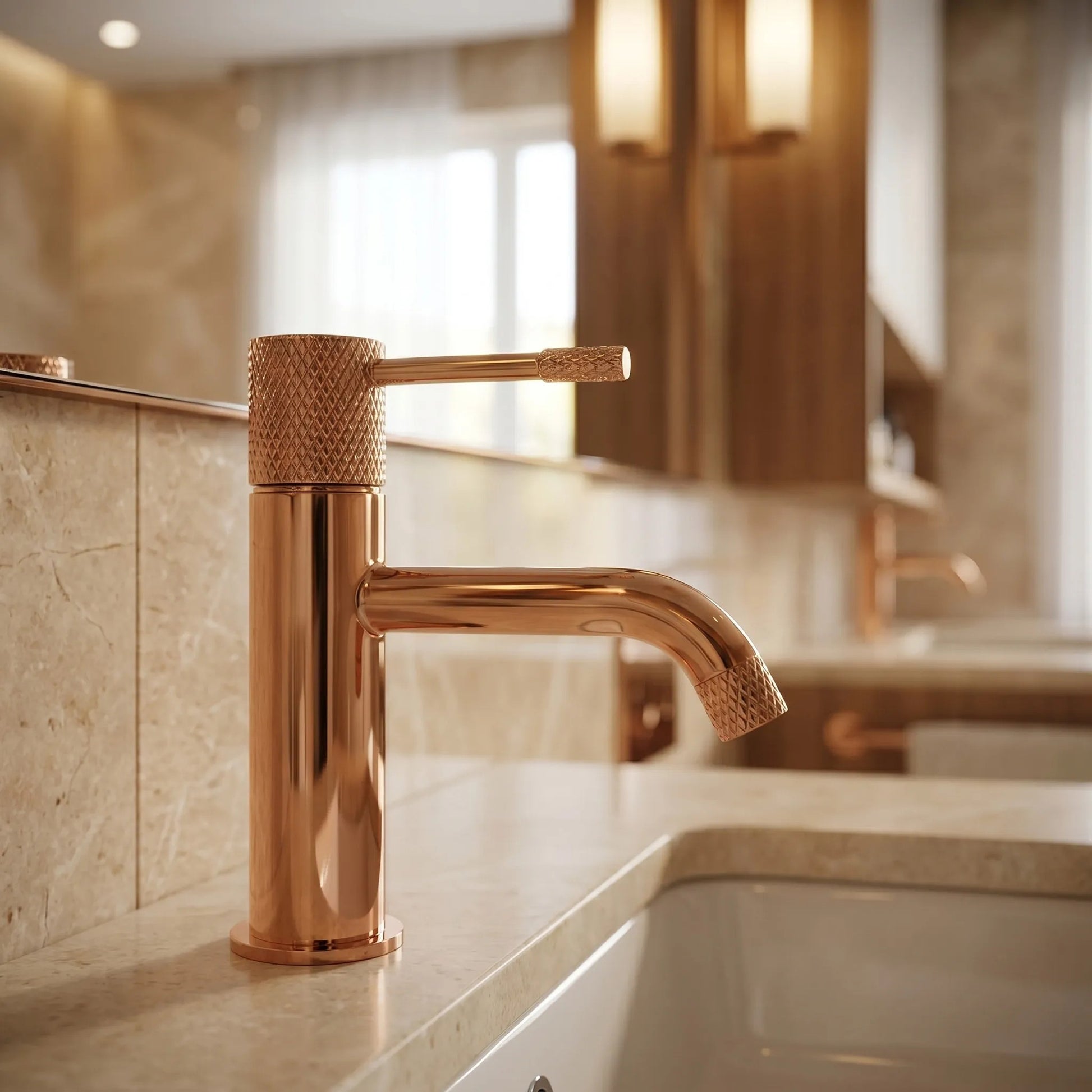 Baterie Pentru Lavoar Rea Venti Copper Low 1