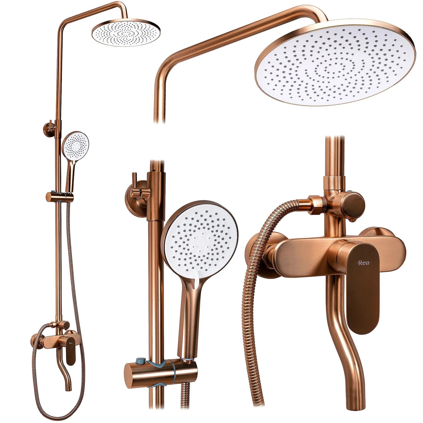 Set Dus REA DROP Brush Copper 1