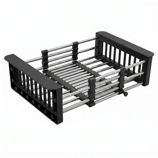 Suport Telescopic Pentru Scurgerea Vaselor Pe Chiuvetă REA P14487 Black 1
