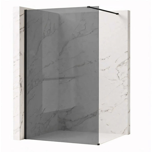 Paravan De Dus Rea Flexi Grey / Black 80 1