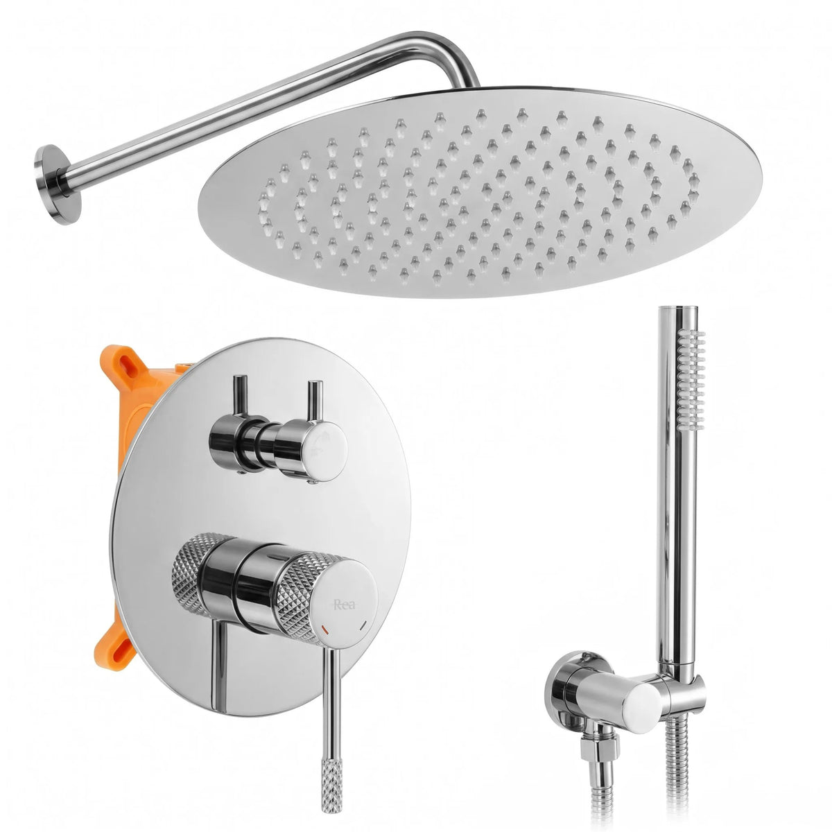 Set De Dus Incastrat Rea Venti Chrome + BOX 1