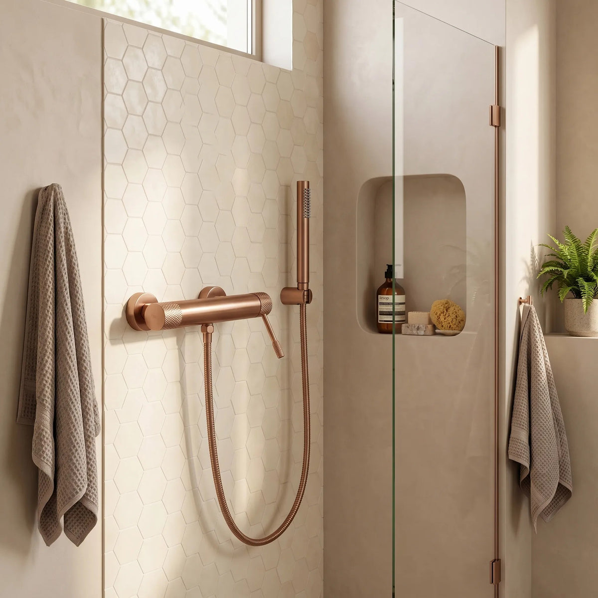 Baterie Pentru Cadă REA Venti Brush Copper 1
