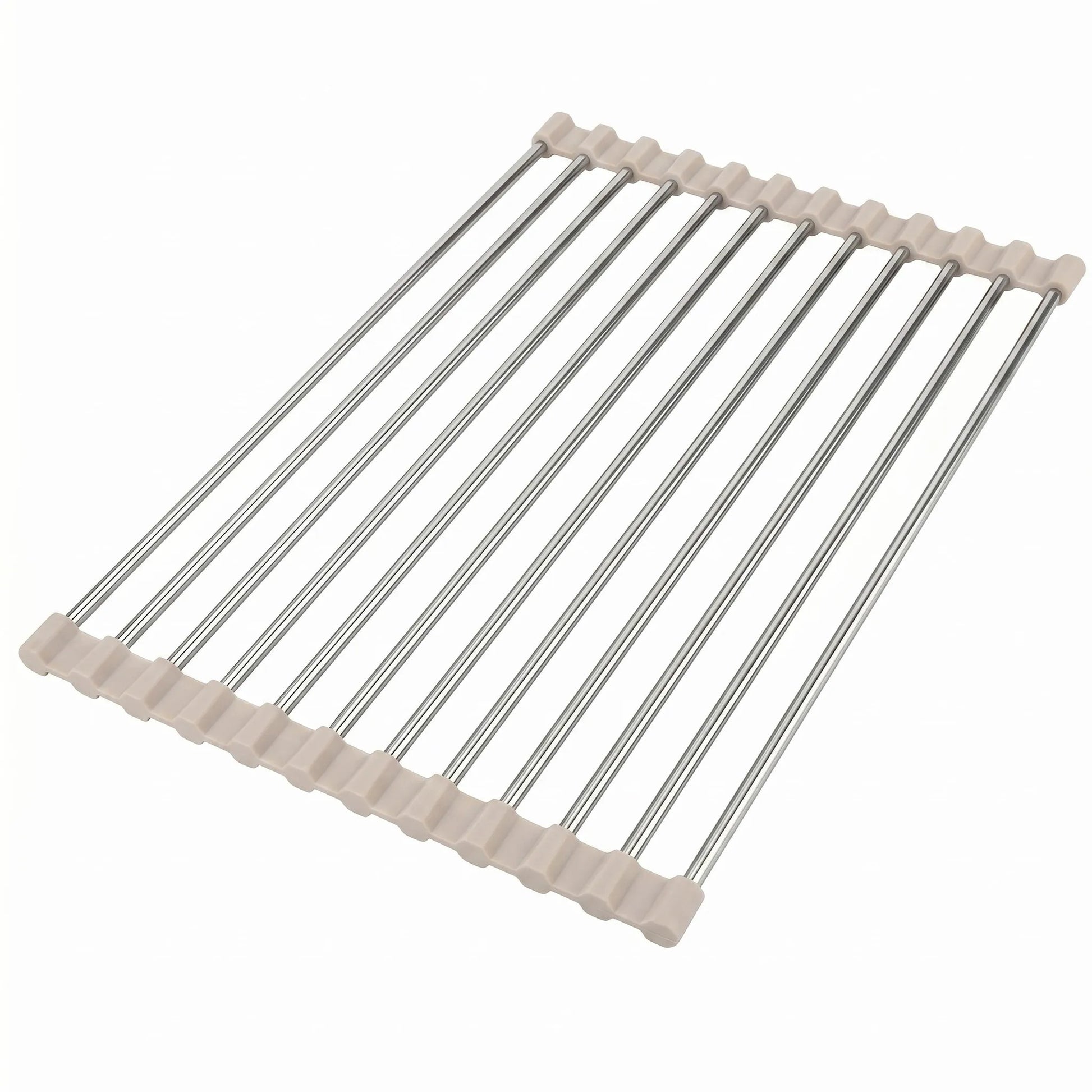 Suport Rulabil Pentru Scurgerea Vaselor Pe Chiuvetă REA P12298B Beige 1