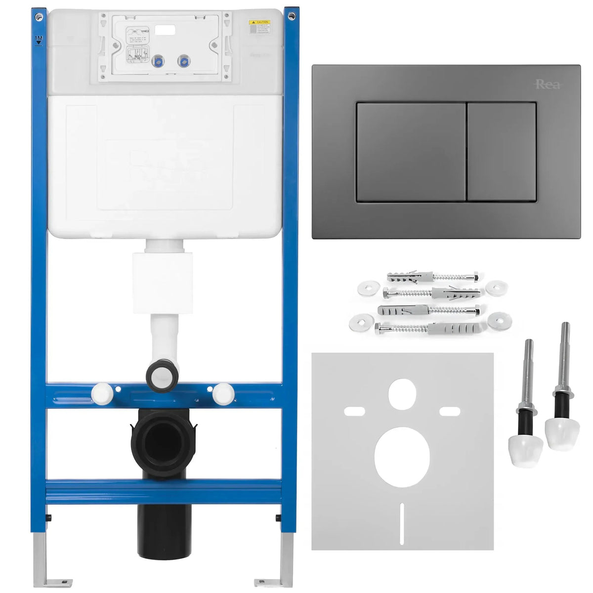 Cadru WC Încastrat K011A-Q Rea Cu Buton J Titan 1