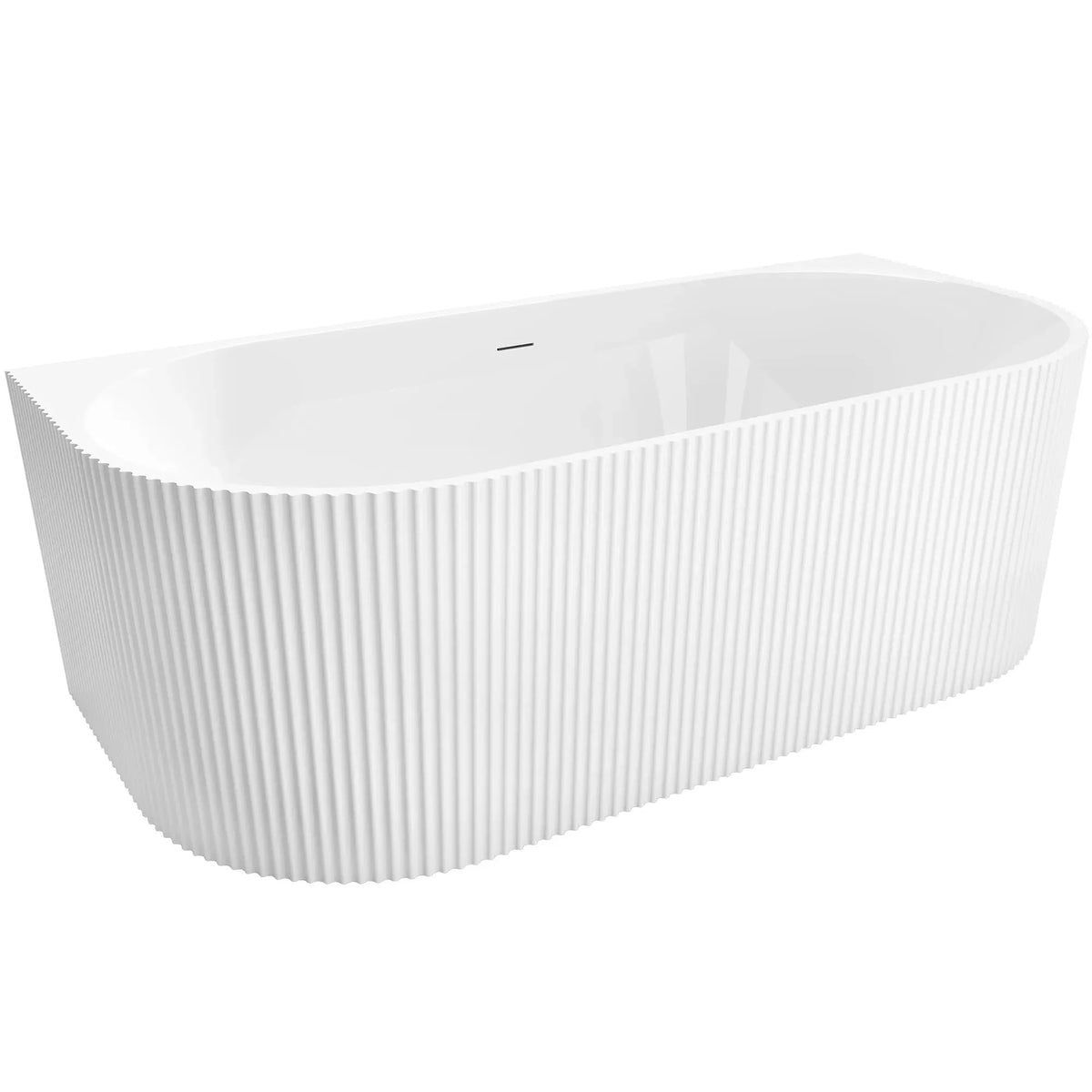 Cada Din Acril Freestanding VENETA 170cm Capac Dop Negru 1
