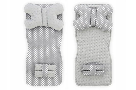Set Pentru Carucior Cu Doua Fete 4in1 Grey/Alb 1