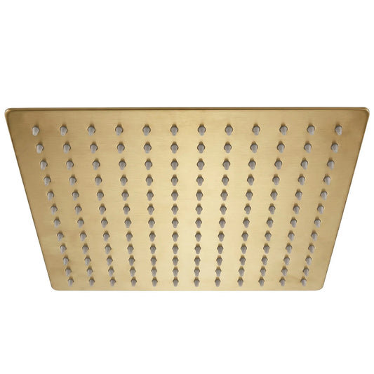 Pălărie De Duș Pătrată REA JS-P015BG 30cm Brush Gold 1